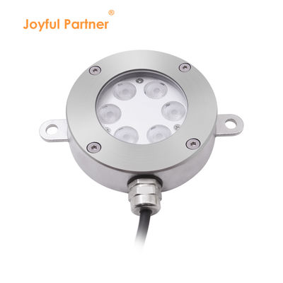 DMX512 제어 가능 LED 분수등 DC24V 12W 3000K 스테인리스 스틸 IP68 조경 수중용