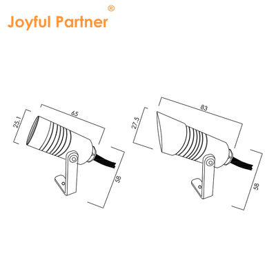 12V 24V IP65 알루미늄 1W LED 스파이크 정원등 야외 조경 스팟 잔디등
