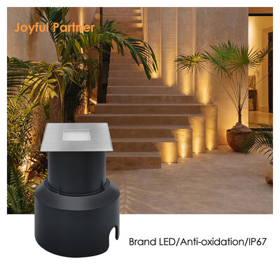 LED 매립등 3W 사각형 304 또는 316 스테인리스 스틸 45*45MM 프레임 알루미늄 다이캐스트 바디