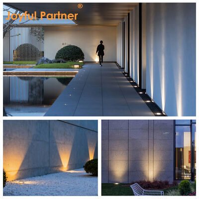 유쾌한 파트너 데크 계단 정원 조명 저전압 12 24V 6W CREE COB 따뜻한 흰 사각형