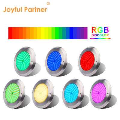 잠수 수영장 조명 PAR56 6W SMD2835 초 얇은 SS316L + ABS 방수 DC12V