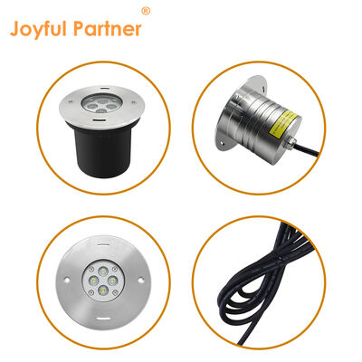 LED 수중 틈등 DIA110MM 4W 8W DC24V 316 스테인리스 스틸 전면 덮개 플라스틱 블랙 박스