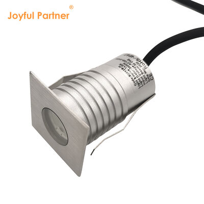 매립형 LED 조명 빔 각도 8도 DC24V 3W 3000K 50*50MM IP67 알루미늄 본체