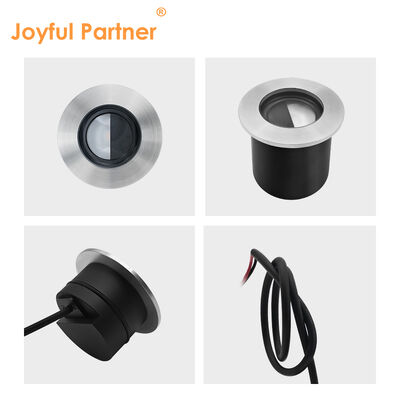 LED 야외 묻힌 빛 316 스테인리스 스틸 앞 덮개 방수 IP67 4W 크리 LED 지름 80MM