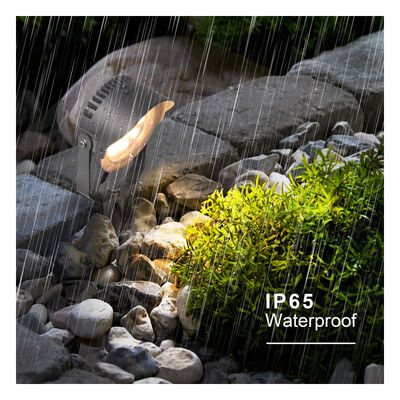 LED 정원 스포트라이트 12W 24W 36W 내장 DMX512 드라이버 DC24V RGB3in1 블랙 알루미늄 램프 본체 알루미늄 하우징 나무 조명용