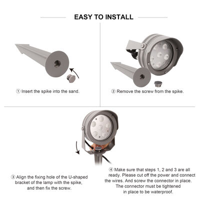 LED 정원 스팟 라이트 정원 억양을 위한 알루미늄 조명 장치