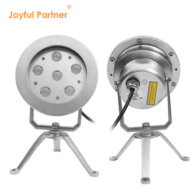 LED 분수 램프 6*2W RGB DMX 스테인리스 스틸316 몸체 DC12V/24V IP68 수영장용