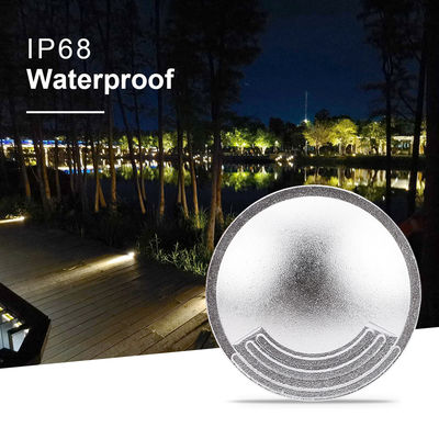 2W IP67 LED 내장 조명 외관 초 얇은 지름 55mm SMD LED Walkover 조명 알루미늄 가구