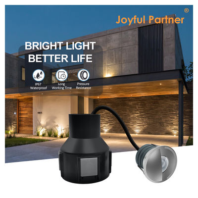 LED 지하 매립등 1W 2W DC12/24V IP67 알루미늄 하우징 스테인리스 스틸 페이스 커버 레진 충전