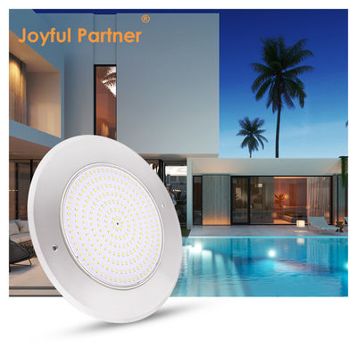 18W 316SS 수중 벽에 장착 된 LED 수영장 라이트 230MM DC12V 252pcs SMD2835 따뜻한 흰색 일정한 전압