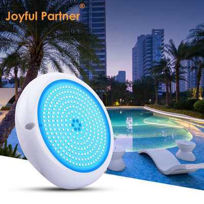 ABS 수영장 라이트 Par56 IP68 18W 24W 동기화 된 RGB SMD LED 색상 변경 콘크리트 수영장