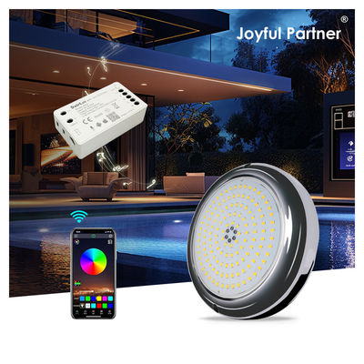수영장 조명 樹脂 채운 평면 모양 RGB 표면 장착 SMD LED 152mm Dia