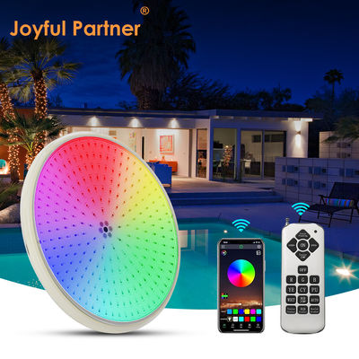 IP68 방수 RGB/RGBW 색상 변경 연못 평면 조명, 수지 충전 수영장 조명 수중