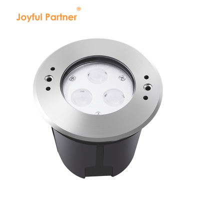 DIA 118mm IP68 304 스테인리스 스틸 따뜻한 흰색 수중 LED 라이트 3W DC24v 플라스틱 장착 수갑