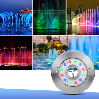 고출력 IP68 방수 12W 18W 분수 RGB LED 조명 (CE ROHS 인증)