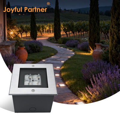 사각형 인그라운드 데크 업라이트 125 * 125MM ADC12 다이 캐스팅 알루미늄 하우징 깊은 반등 디자인으로 높은 SMD LED