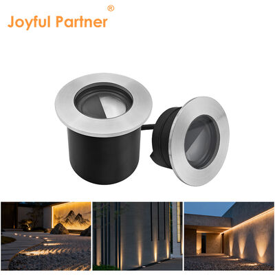 LED 야외 묻힌 빛 316 스테인리스 스틸 앞 덮개 방수 IP67 4W 크리 LED 지름 80MM