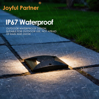 정사각형 측면 발광 경로등 SMD2835 LED 100*100MM 순수 알루미늄 6063 24VDC IP67 등급