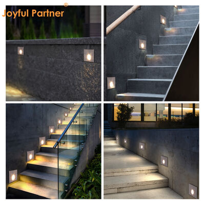 LED 벽등 3W 60° 빔 외관 화이트 알루미늄 보행선 조명