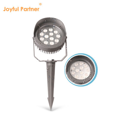 LED 정원 스포트라이트 12W 24W 36W 내장 DMX512 드라이버 DC24V RGB3in1 블랙 알루미늄 램프 본체 알루미늄 하우징 나무 조명용